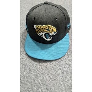 Jacksonville Jaguars Hat Cap Fitted Black New Era 59Fifty Jax NFL Logo